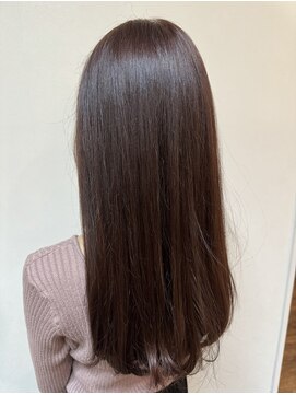 エクリュ 千葉(ecru) さらさら美髪ストレート*ピンクブラウン