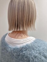 フルショウ 栄店(FURUSHO)&nbsp;大人可愛いヘイリーボブミニマルボブ金髪ボブシャンパンベージュ