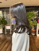 ザック ヴィ(ZACC  vie)&nbsp;グレージュ　レイヤーカット　セミロング　20代30代40代