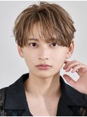 シースルー韓国ヘアカルマパーマ韓国マッシュセンターパート