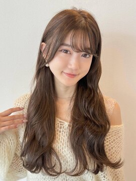 アグ ヘアー ジョリ 犬山店(Agu hair joli) 《Agu hair》柔らかミルクティー×numberA.ベースケアミルク