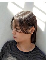 ベアーフルート 恵比寿店(BearFruit)&nbsp;切りっぱなしボブ×カーテンバング