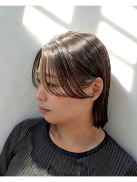 ベアーフルート 恵比寿店(BearFruit) 切りっぱなしボブ×カーテンバング