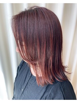 フェイスデコ アヴェダ セカンド(FACE DECO AVEDA/2nd) 外ハネミディアムボブ