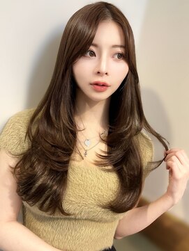 パルス ギンザ(PULSE ginza) レイヤーカット×マロンブラウン