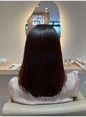 漆黒ストレート×シンプル美人