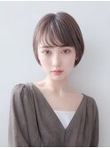 丸みシルエットがかわいい王道ショート