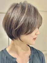 ジュベ 別府店(juve.) 別府ショートボブ顔まわりレイヤーカット髪質改善カラー30代