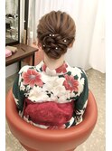 浴衣可愛いヘアアレンジ5/髪質改善/ヘアメイク/ヘアセット/韓国