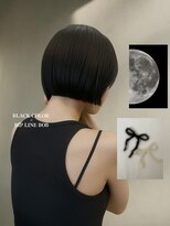 トゥエル バイ ディプティモイラ(tuelu by dipty MOILA)&nbsp;黒髪ストレートボブ