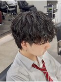 シャドウパーマ/波巻きパーマ/メンズパーマ