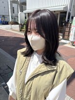 ココンプリュス アンド モナ(COCON+&MONA+)&nbsp;顔周りカット＊ミディアムレイヤー＊yuicut