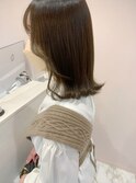 可児市/ツヤ透明感カラーベージュカラー白髪染め白髪ぼかし