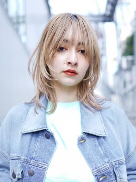 ギークス(GEEKS) 【GEEKS渋谷】ハッシュカット/ミルクティー/冬カラー/ネオウルフ