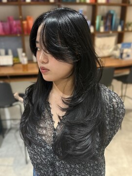 ニューヨークニューヨーク 梅田茶屋町店(NYNY) 顔まわりからボリューム感の出せる　バタフライレイヤー~*