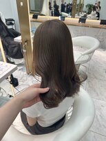 ロンドルピナス 小倉(Lond Lupinus)&nbsp;黒髪カタログ/オリーブグレー/ココアベージュ/小顔に見せるヘア