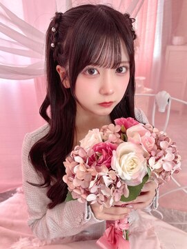 リルミー(Lilme) 橋本菜々子ちゃん編み上げハーフツイン＊まゆ/大須 /矢場町