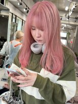 アポロ 横浜駅店(apollo)&nbsp;xカラー/ホワイトグレージュ/レイヤーカット/チェリーブラウン