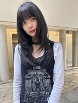 フェブミエル(fev miel) 【fev_rica】ハッシュカット/ダークグレー