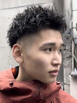 Men's salon fifth 札幌大通【メンズサロン フィフス】【3月1日 NEW OPEN(予定)】 札幌大通スパイキーショートフェードツイストスパイラルパーマ◆