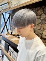 アトラクト バイ ラック 津田沼(Attract by LUCK)&nbsp;シルバーアッシュ/津田沼/メンズパーマ/メンズ/ブリーチ