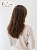 【2.髪に優しく傷みにくい♪シルク縮毛矯正】