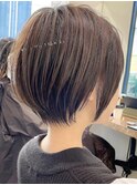 似合わせカット30代40代50代ショートボブくびれレイヤーカット