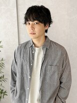 トリッカ シブヤ(TRICCA SHIBUYA)&nbsp;メンズマッシュパーマ/ニュアンスパーマ/黒髪