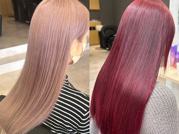 アレンヘアー 郡山開成店(ALLEN hair)の写真/大人女子必見!スタイルチェンジはデザインカラーで差をつける♪ハイトーンカラーで憧れの髪色に!