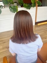 ヘアーブランドジン ティアラ(HAIR BRAND Jin Tiara)&nbsp;Tiara松山　#ブラウンカラー　#レイヤーカット　#トリートメント