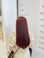 カイノ イオンモール草津店(KAINO)&nbsp;艶感たっぷりポピーブラウンの美髪ロング