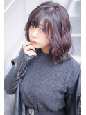 ピンクバイオレット×コケティッシュボブ
