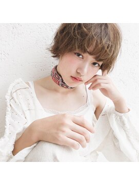 ステラ 吉祥院(stella) エアリーショート/グレージュカラー/ボブウルフ/30代40代