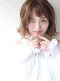 【Roseo】HOGO水ハイ透明感カラー☆ラベンダーアッシュ外ハネ1