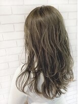 ヘアーズルーム 風(Hair's room fuu) バレイヤージュ×カーキグレージュ