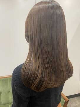 インビテーション 名古屋(invitation) 【ブリーチなし】ツヤベージュ