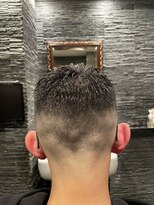 スキンフェード　濡れパン