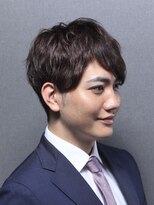 ビーダンディー(Bee dandy)&nbsp;ビジネスツーブロックマッシュ 束感ショートゆるめ波巻きパーマ