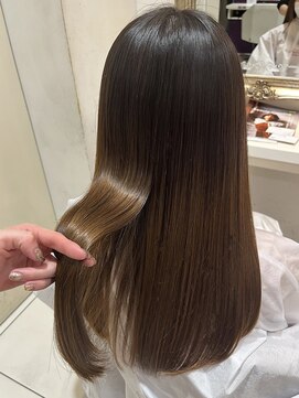 ハピネス 河原町店(Happiness) 髪質改善 レイヤーカット ベージュ グレージュ 20代 30代 40代