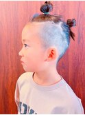 【キッズカット・刈り上げとヘアアレンジでカッコよく】金剛店