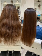 【話題沸騰】業界最高峰の髪質改善/艶髪矯正★before＆after