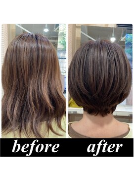 ウィル ボッサ 御茶ノ水 神保町(WILL bossa) カット+シルクTR+カラー+炭スパ+デトックス