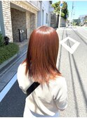 キャロットオレンジ/レイヤーロング/オレンジ[千葉/千葉駅]