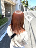 ニコア 千葉(nicoa)&nbsp;キャロットオレンジ/レイヤーロング/オレンジ[千葉/千葉駅]