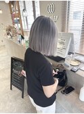 バレイヤージュアッシュグレー