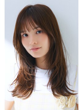 エイチツーオーアヴェダ 渋谷ヒカリエＳｈｉｎＱｓ店 クロードモネＨ２Ｏアヴェダ 大人かわいいレイヤースタイル/渋谷/渋谷駅/ベージュカラー