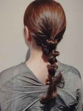 シェルター(hair salon Shelter) カジュアル編み下ろしアレンジ