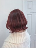 美髪＊切りっぱなしボブ＊ピンクブラウン/髪質改善/Zina札幌大通