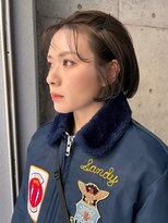 ハル 円山(HARU)&nbsp;ブリーチなしベージュとミニボブ