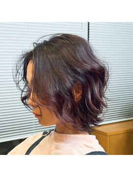 ユウヘアー 滝ノ水店(U Hair) 【u.hair】レイヤーボブ×パーマ/20代/30代/40代/50代/60代